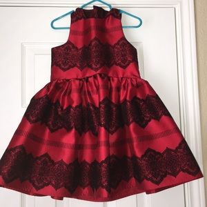 Red and Black Fancy Dress Sz 4
